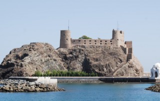 Al Jilali Fort, 1587 Muscat photo by Linda Pappas Funsch